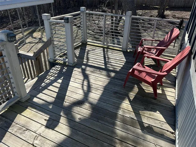 a view of outdoor space with deck