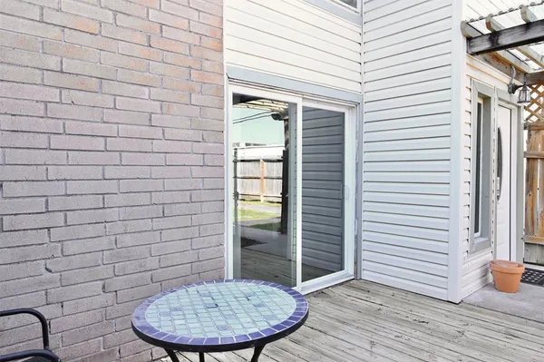 a view of outdoor space with seating space