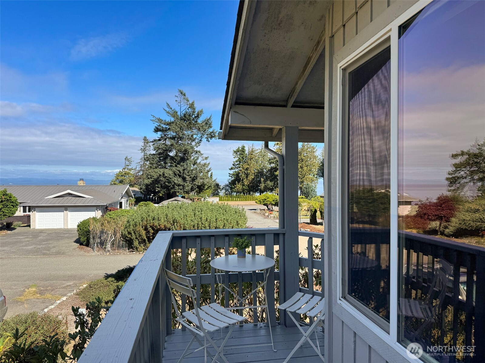 103 Island View Road Port Angeles, WA 98362 - Photo 35 of 40 a view of balcony with potted plants