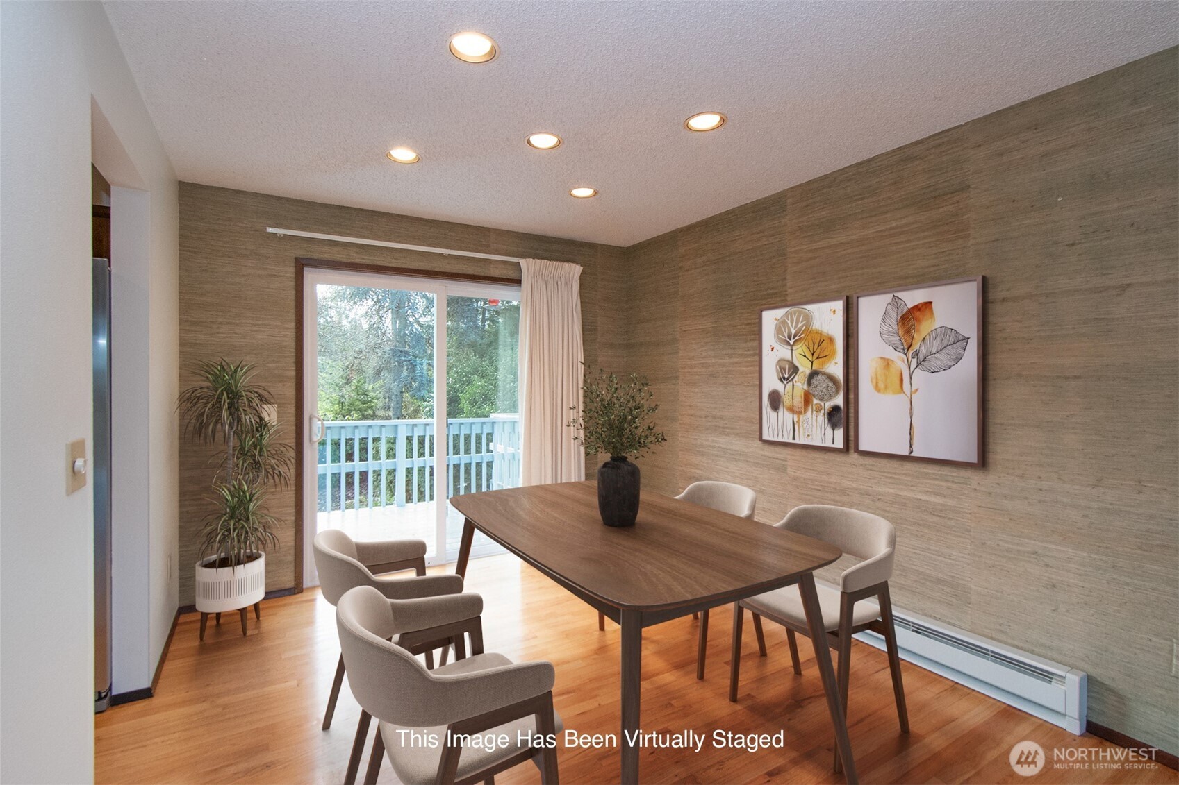 103 Island View Road Port Angeles, WA 98362 - Photo 7 of 40 a view of a dining room with furniture window and wooden floor