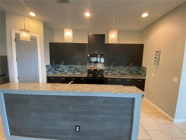 a view of a counter top space