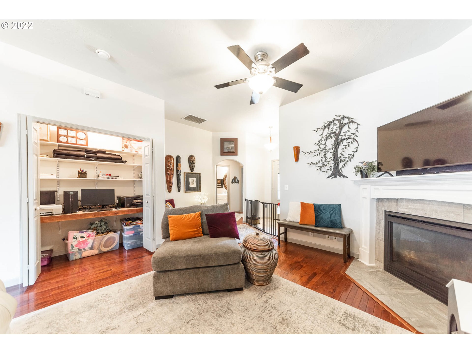 659 62nd Street Springfield, OR 97478 - Photo 5 of 32 a living room with furniture and a fireplace
