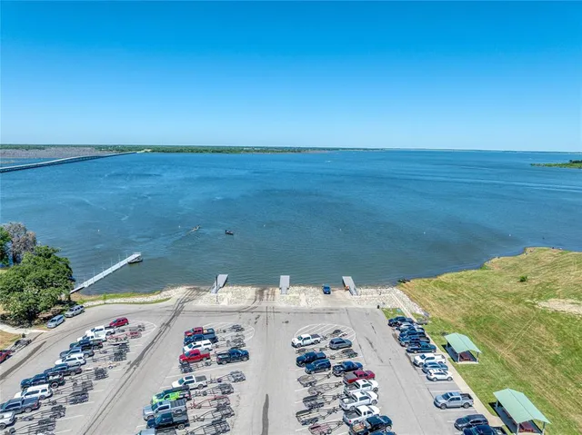 a view of yard with ocean view