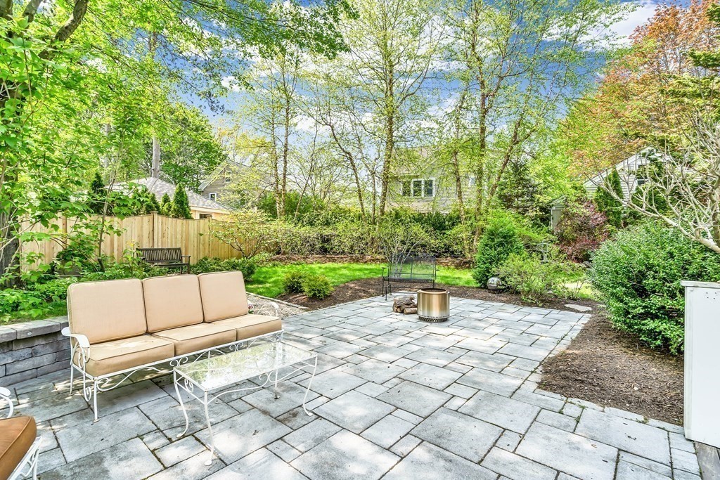 44 Derby Street Concord, MA 01742 - Photo 19 of 23 a view of a bench in a yard