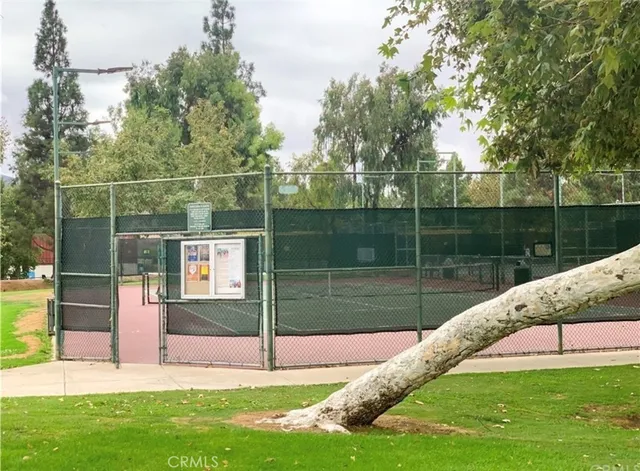 a view of a park with a park