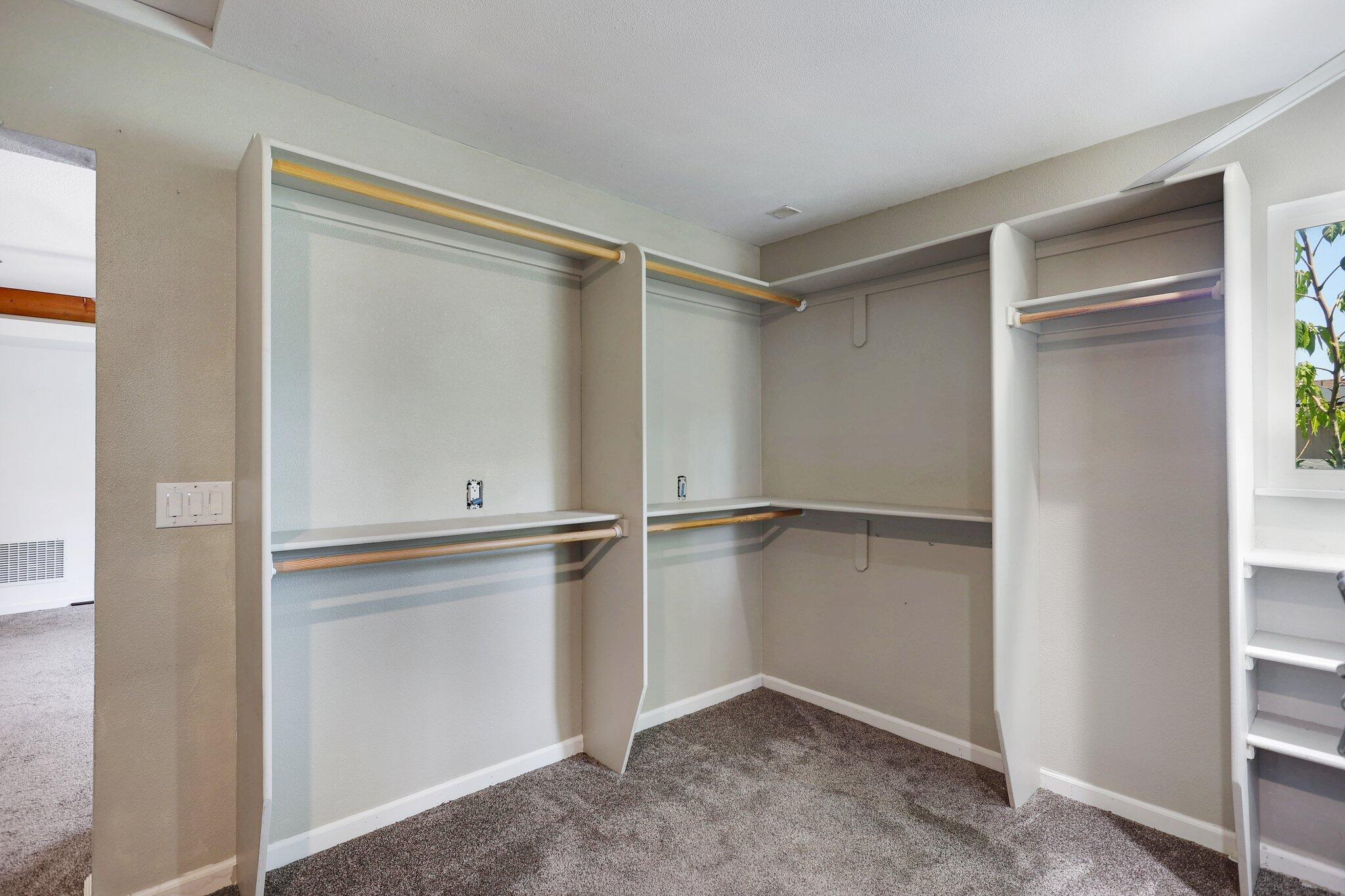 665 Overhill Drive Redding, CA 96001 - Photo 30 of 35 a view of an empty walk in closet