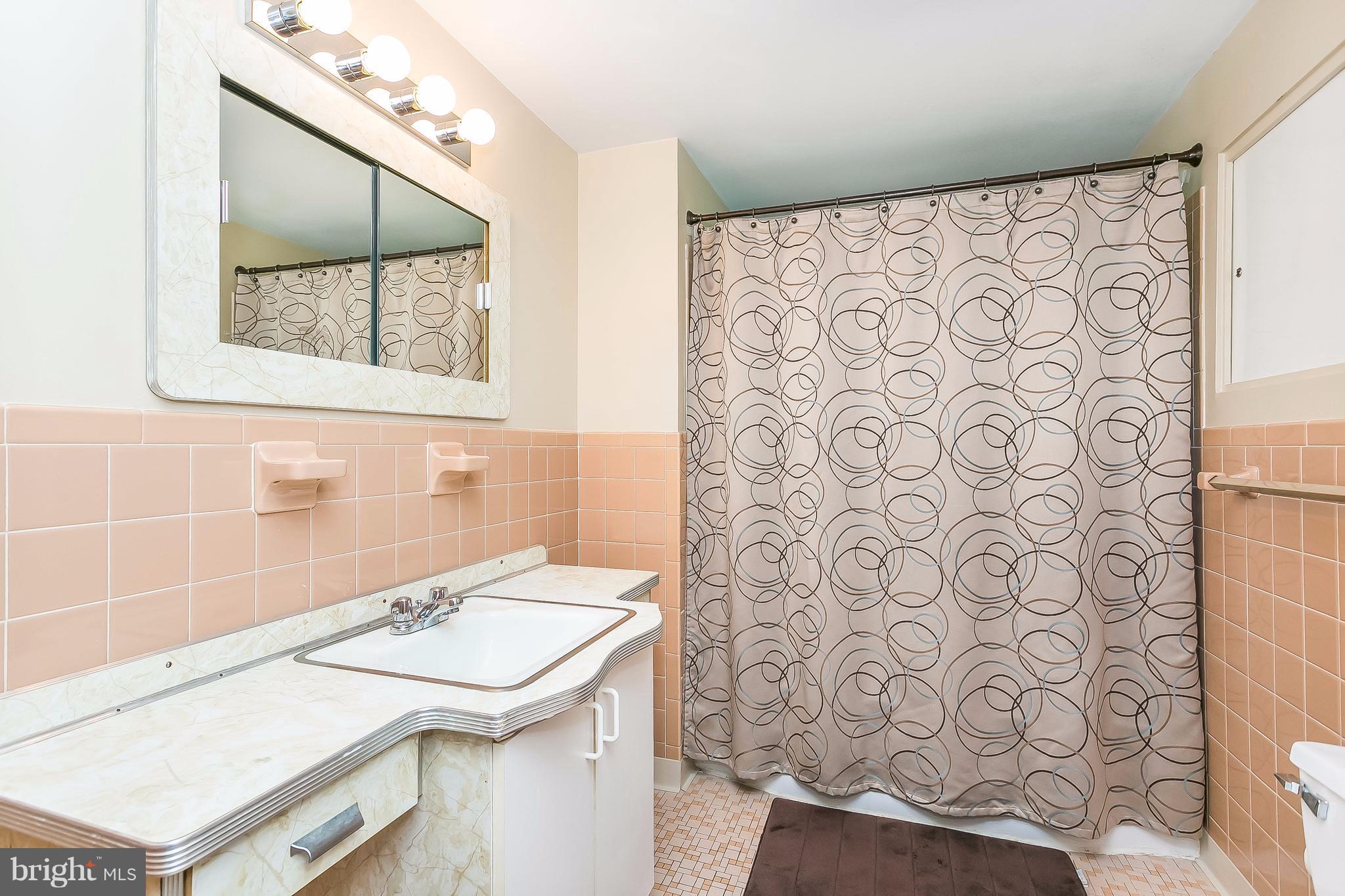 7313 Campfield Road Baltimore, MD 21208 - Photo 16 of 19 a bathroom with a sink and a mirror