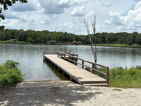 a view of lake with mountain