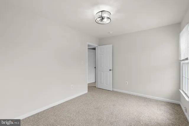 a view of empty room