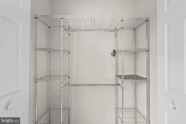 a view of walk in closet