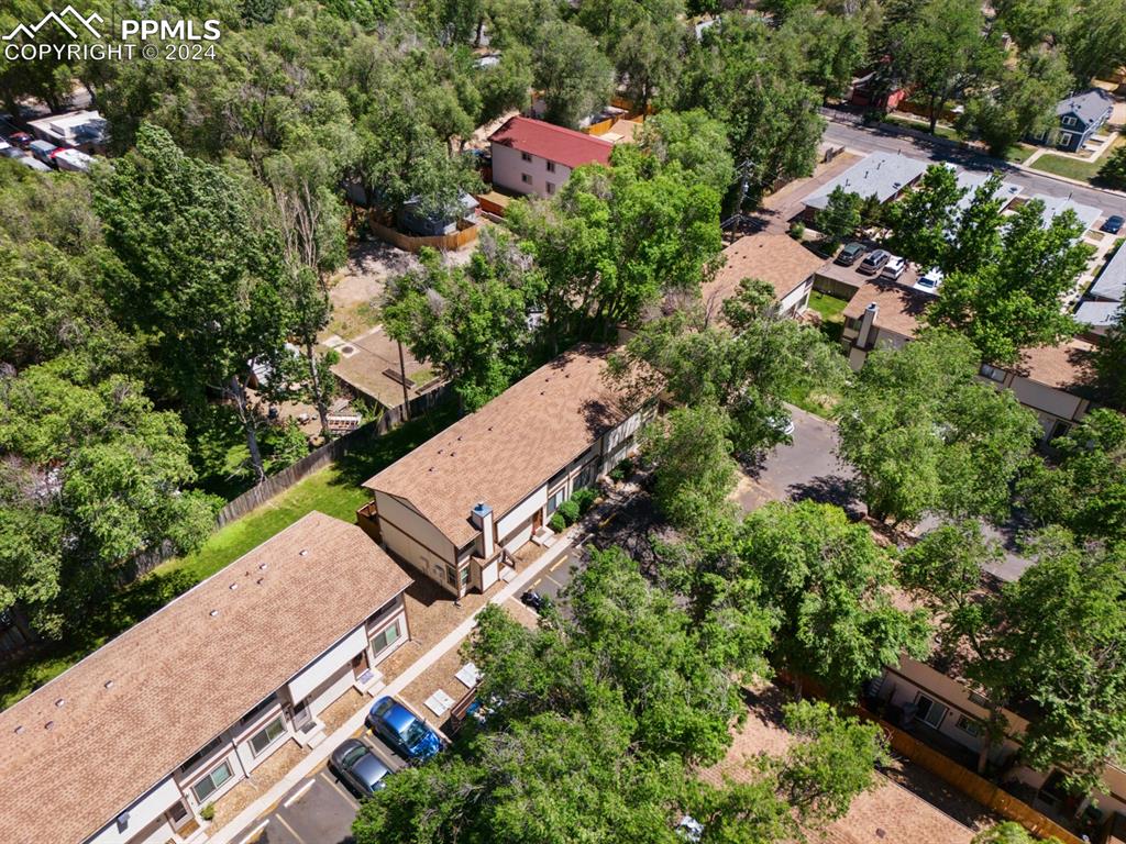 757 Alexander Road, Unit C Colorado Springs, CO 80909 - Photo 28 of 29 View of bird's eye view