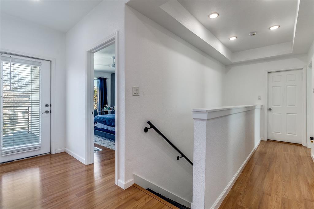 3121 Rutz Street Dallas, TX 75212 - Photo 13 of 24 wooden floor in an empty room with a window
