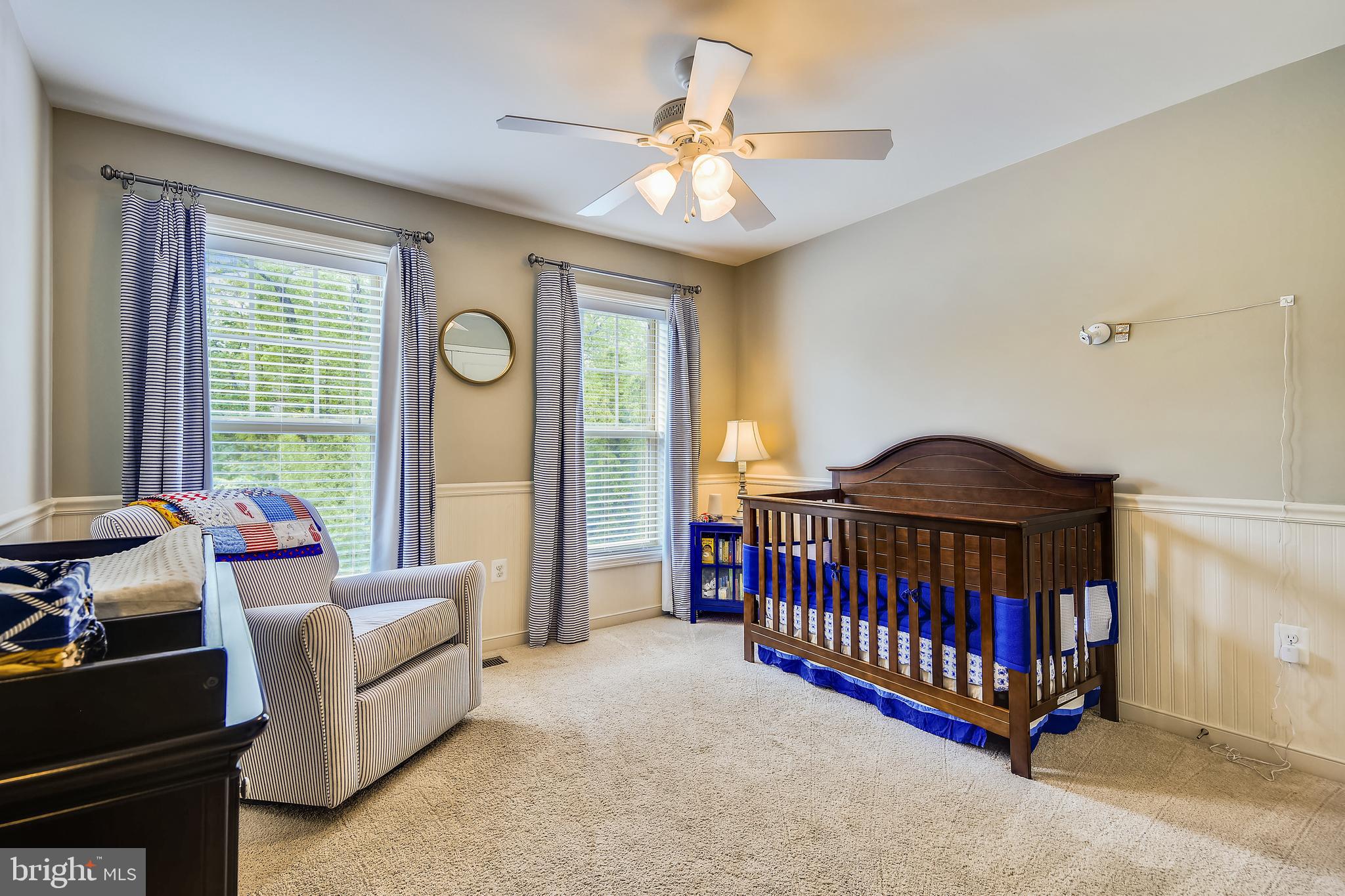 108 Merrimack Way Arnold, MD 21012 - Photo 22 of 35 Bedroom with beadboard and ceiling fan