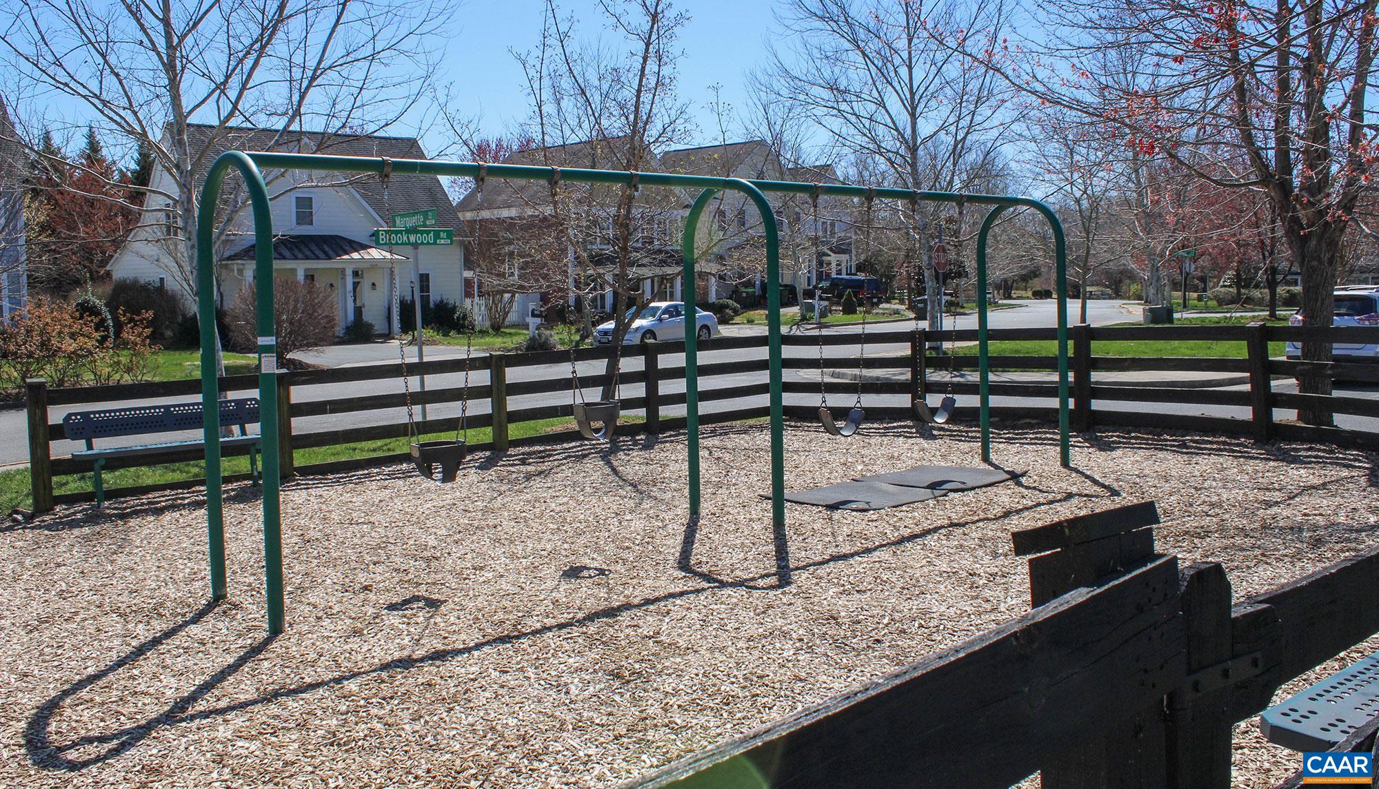 5335 Brookwood Road Crozet, VA 22932 - Photo 28 of 29 a view of a bench in a backyard