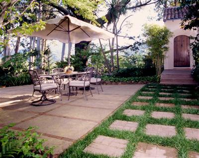 249 Crescent Road San Anselmo, CA 94960 - Photo 4 of 7 a view of a patio with a table and chairs under an umbrella