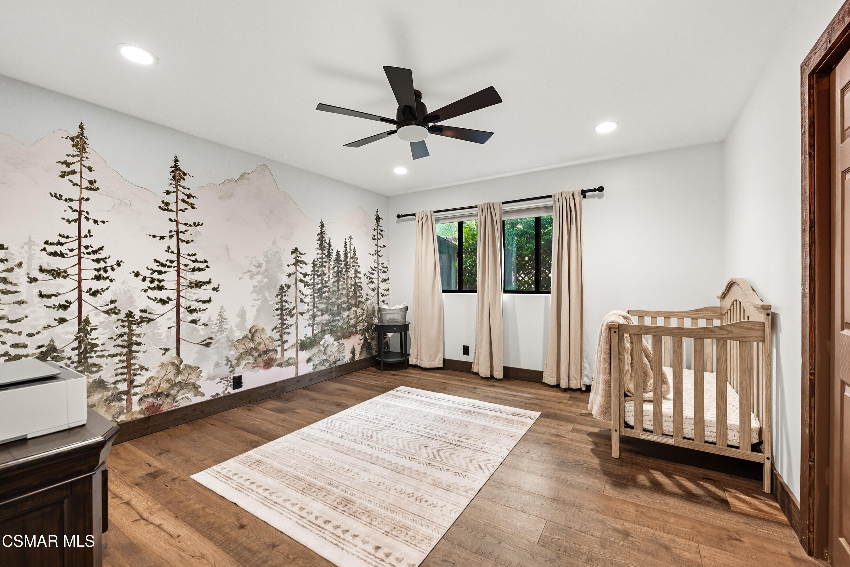 4351 Cornell Road Agoura Hills, CA 91301 - Photo 16 of 33 a view of a porch with wooden floor and windows