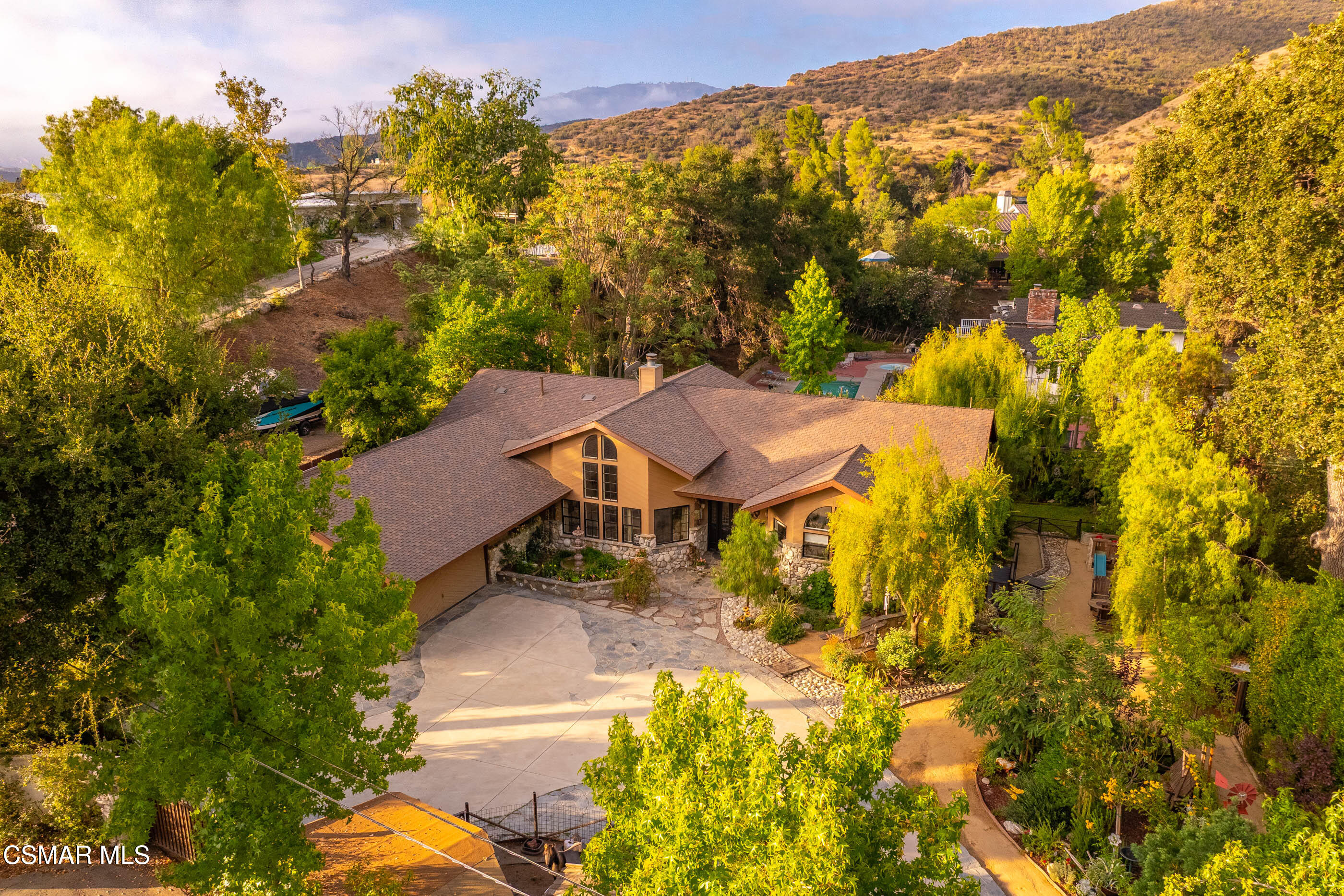 4351 Cornell Road Agoura Hills, CA 91301 - Photo 31 of 33 an aerial view of residential houses with outdoor space