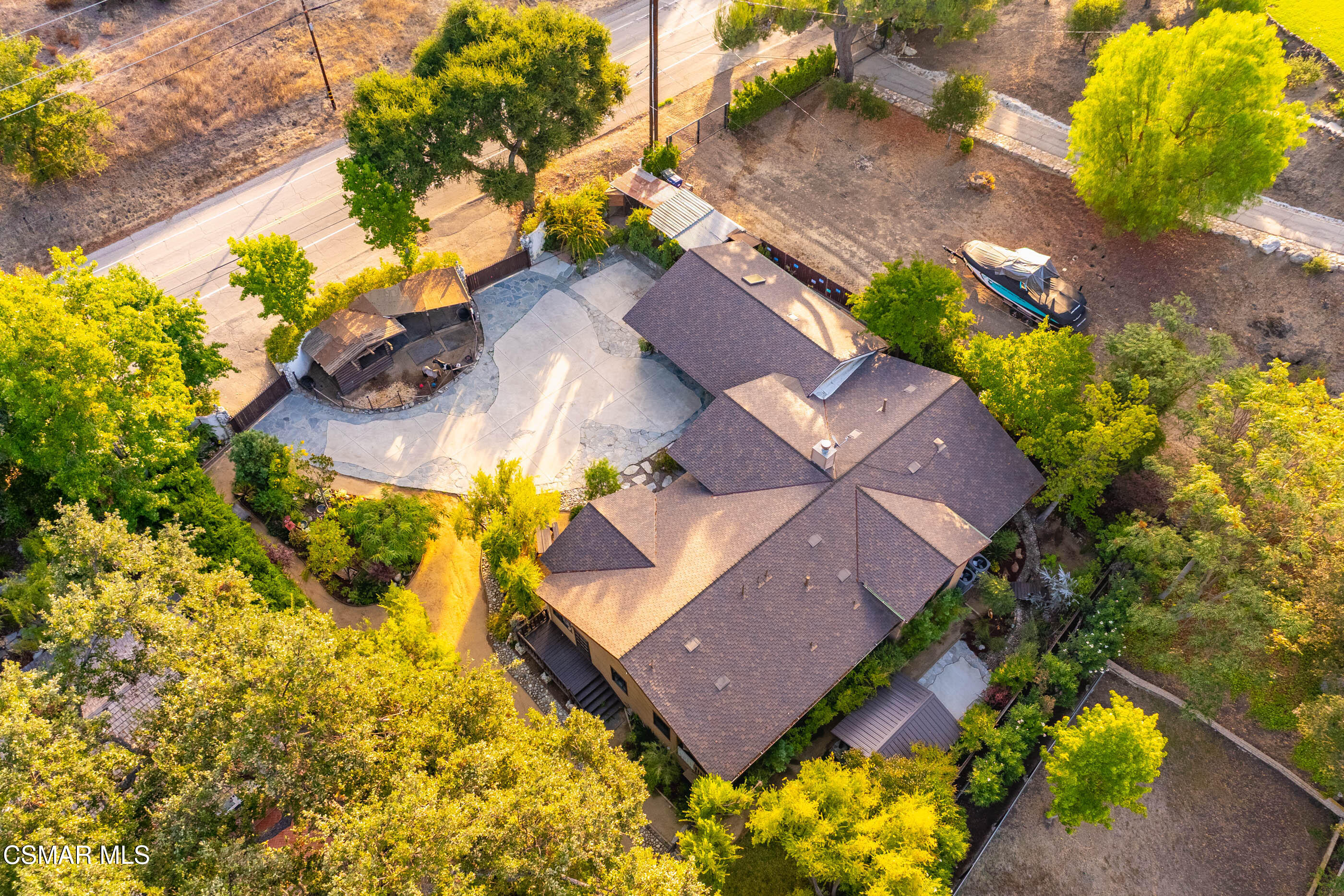 4351 Cornell Road Agoura Hills, CA 91301 - Photo 32 of 33 a view of a house with a yard