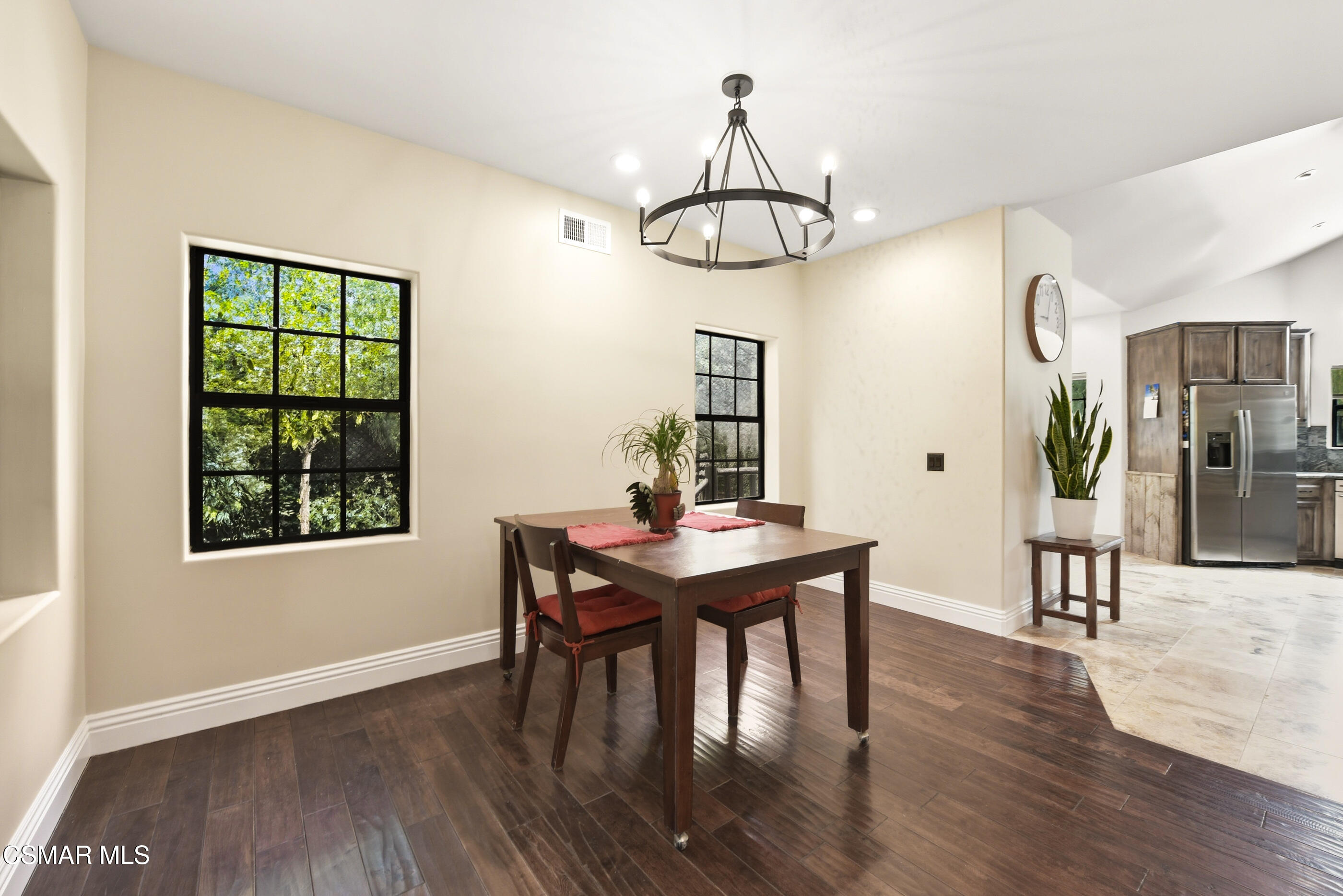 4351 Cornell Road Agoura Hills, CA 91301 - Photo 6 of 33 a view of a dining room with furniture window and wooden floor
