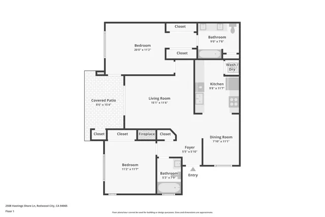 $888,000 | 2508 Hastings Shore Lane, Redwood City, CA 94065