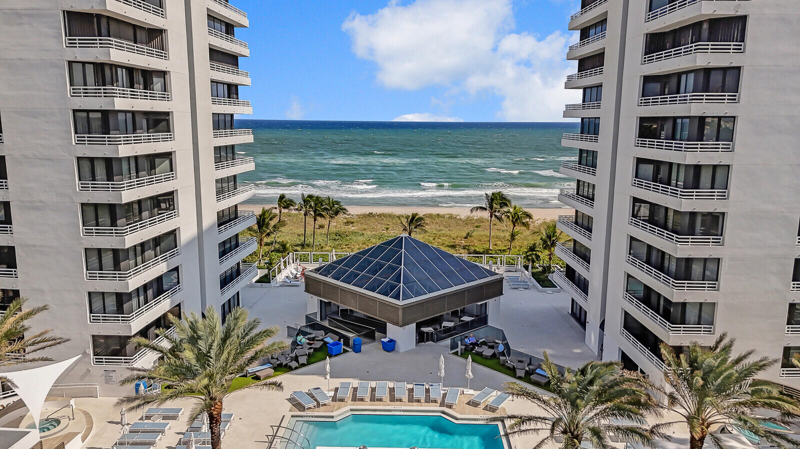 1400 South Ocean Boulevard, Unit 405 Boca Raton, FL 33432 - Photo 34 of 44 View from pool