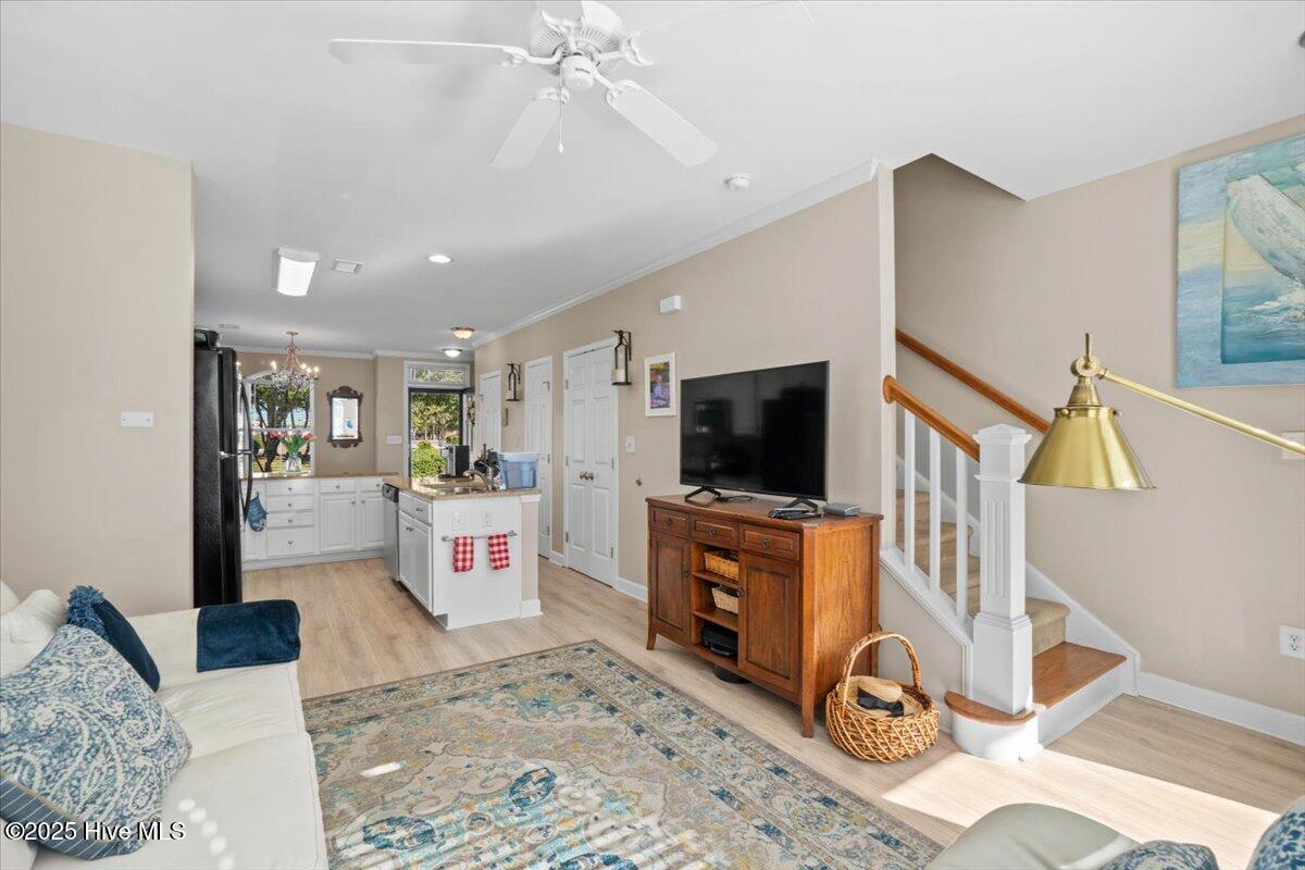 7650 Front Street, Unit 3 Sunset Beach, NC 28468 - Photo 12 of 37 Downstairs View