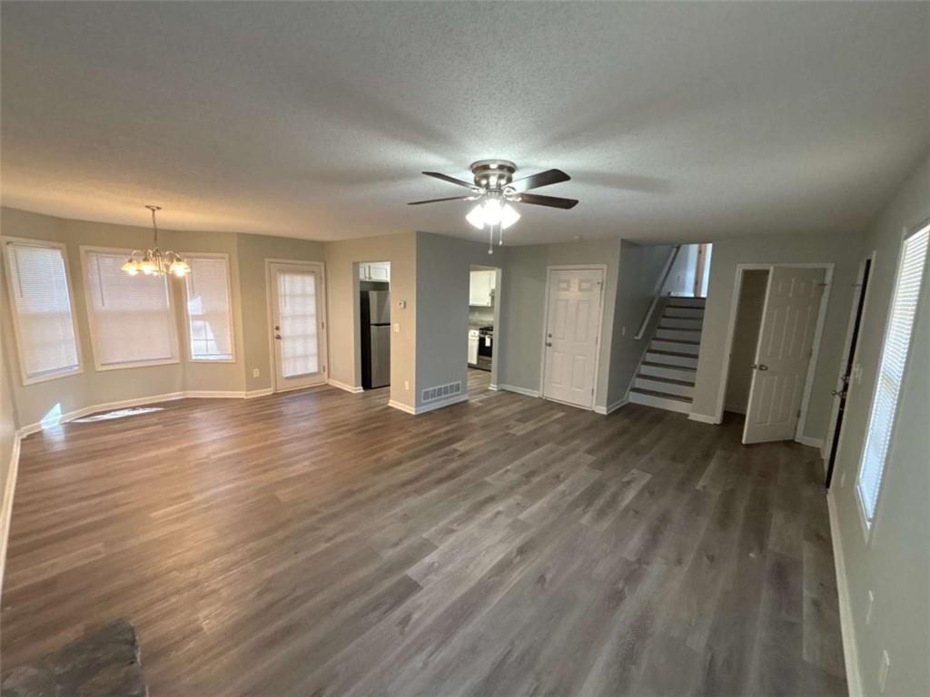 732 Newport Drive Villa Rica, GA 30180 - Photo 8 of 44 a view of an empty room with a fireplace