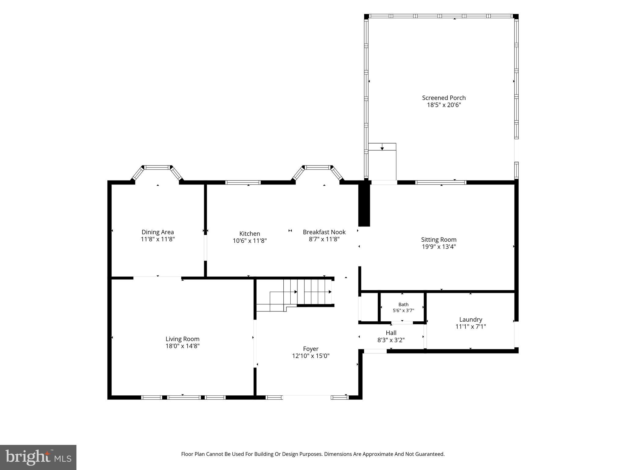 1757 Larkspur Road Cherry Hill, NJ 08003 - Photo 42 of 45 Main level Floor Plan
