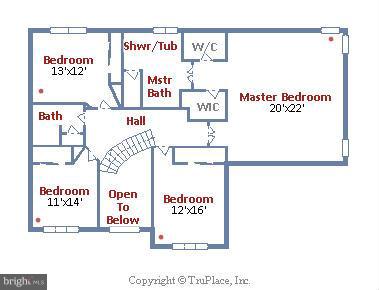 10395 Wetherburn Road Woodstock, MD 21163 - Photo 29 of 30 Upper level floor plan
