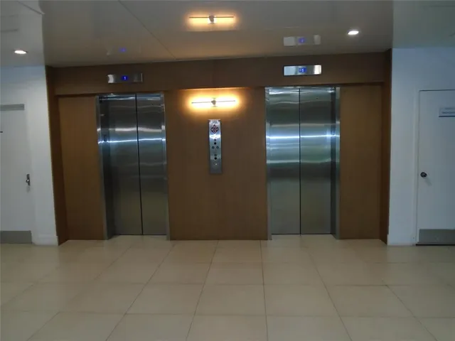 a view of a small space with a small space