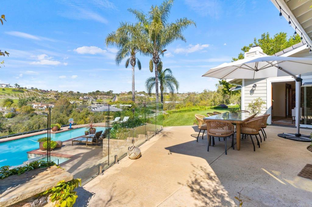 3355 Lone Jack Road Encinitas, CA 92024 - Photo 11 of 54 a view of a swimming pool and lounge chairs