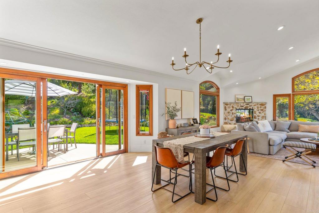 3355 Lone Jack Road Encinitas, CA 92024 - Photo 22 of 54 a view of a dining room with furniture window and outside view