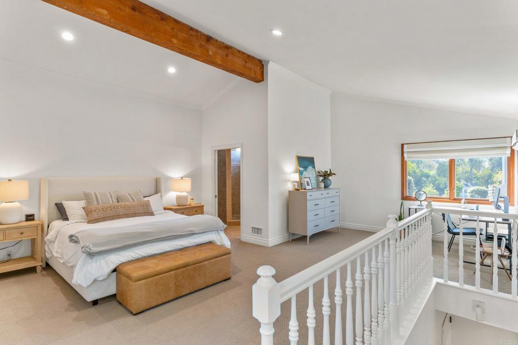 3355 Lone Jack Road Encinitas, CA 92024 - Photo 32 of 54 a bedroom with a bed and a table