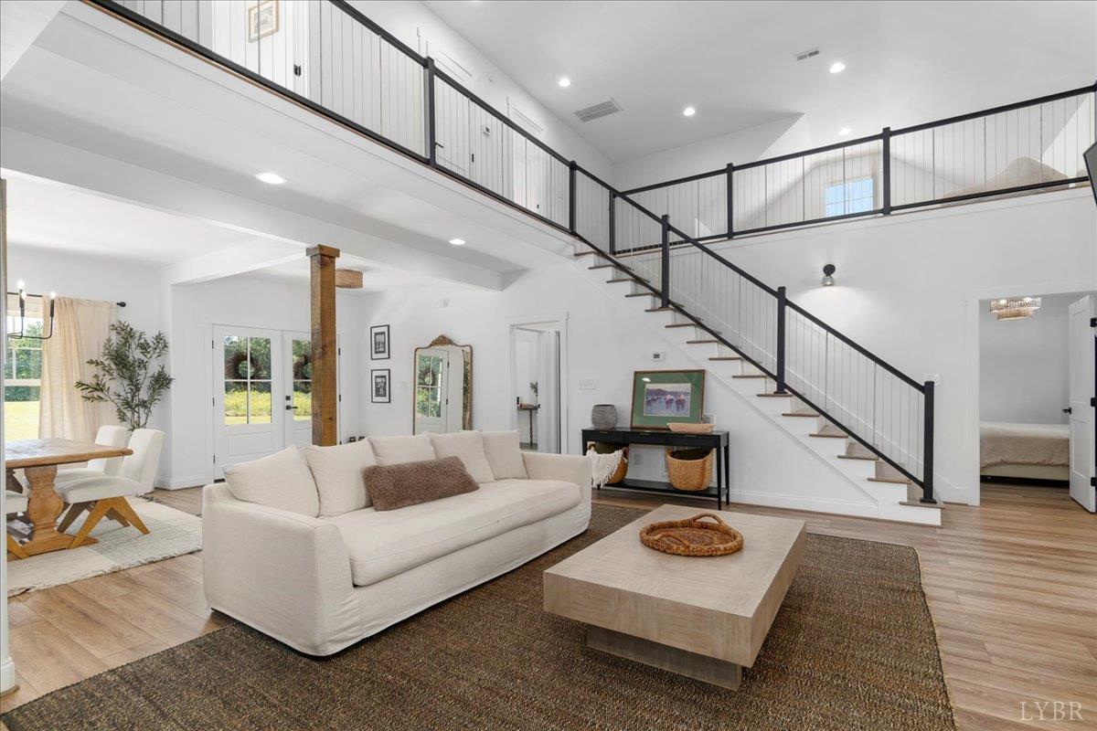 1393 Stonewall Road Concord, VA 24538 - Photo 24 of 85 a living room with furniture and wooden floor
