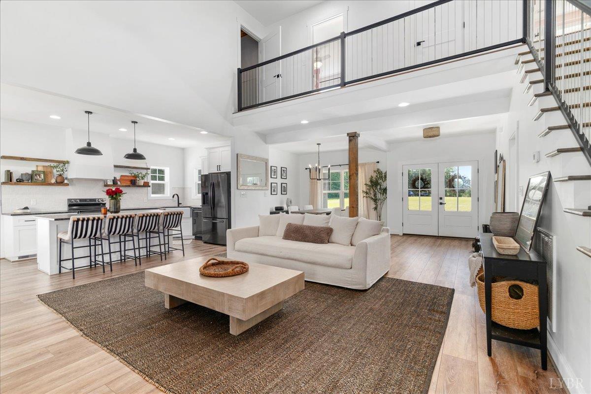 1393 Stonewall Road Concord, VA 24538 - Photo 25 of 85 a living room with furniture and wooden floor