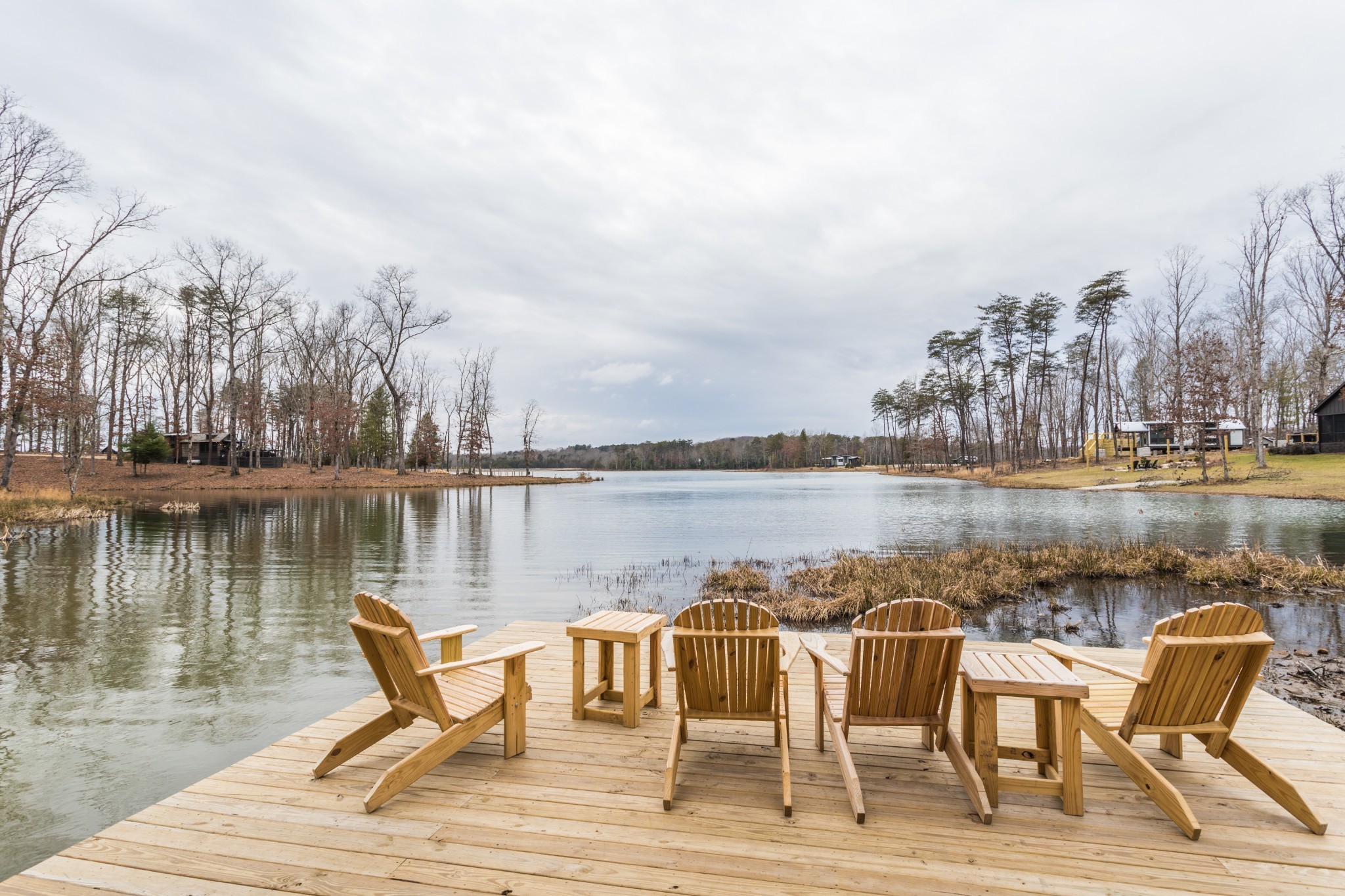 30 Oakleaf Trail Tracy City, TN 37387 - Photo 35 of 50 a lake view with a table and chairs