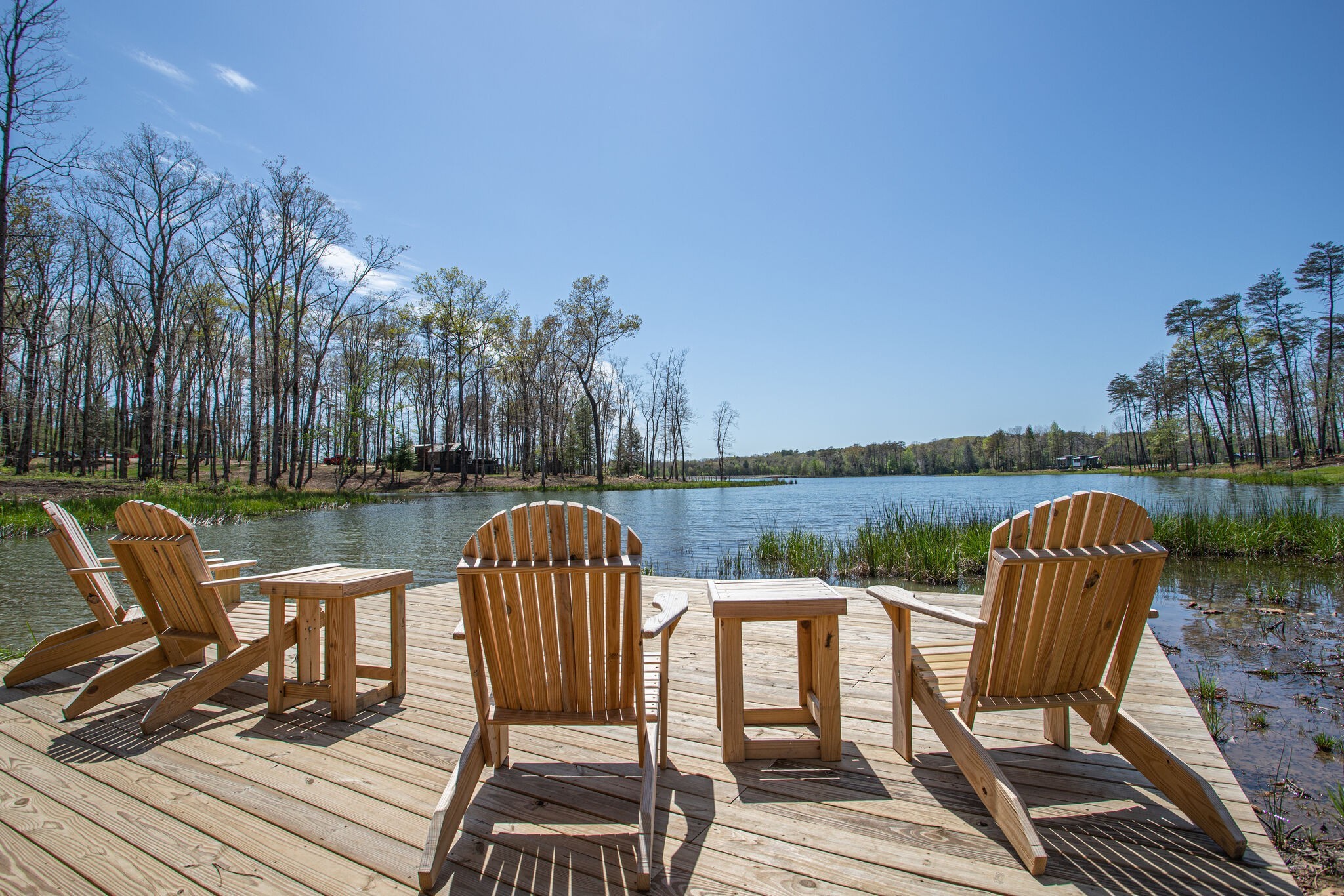 30 Oakleaf Trail Tracy City, TN 37387 - Photo 40 of 50 a view of a lake with outdoor seating