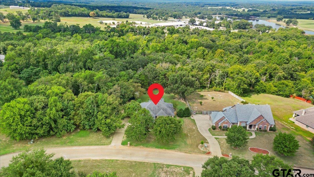 19577 Dove Ridge Lane Lindale, TX 75771 - Photo 39 of 42 an aerial view of residential house with outdoor space and trees