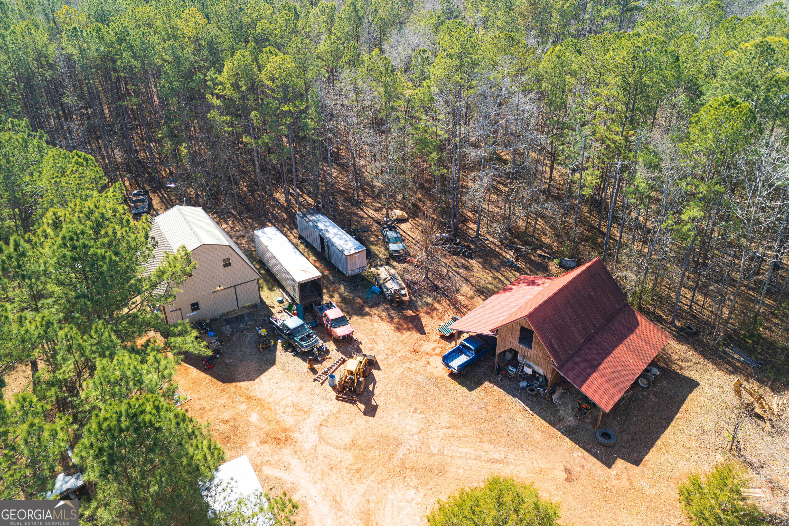161 Cherokee Trail Forsyth, GA 31029 - Photo 18 of 39 an aerial view of a house with a yard