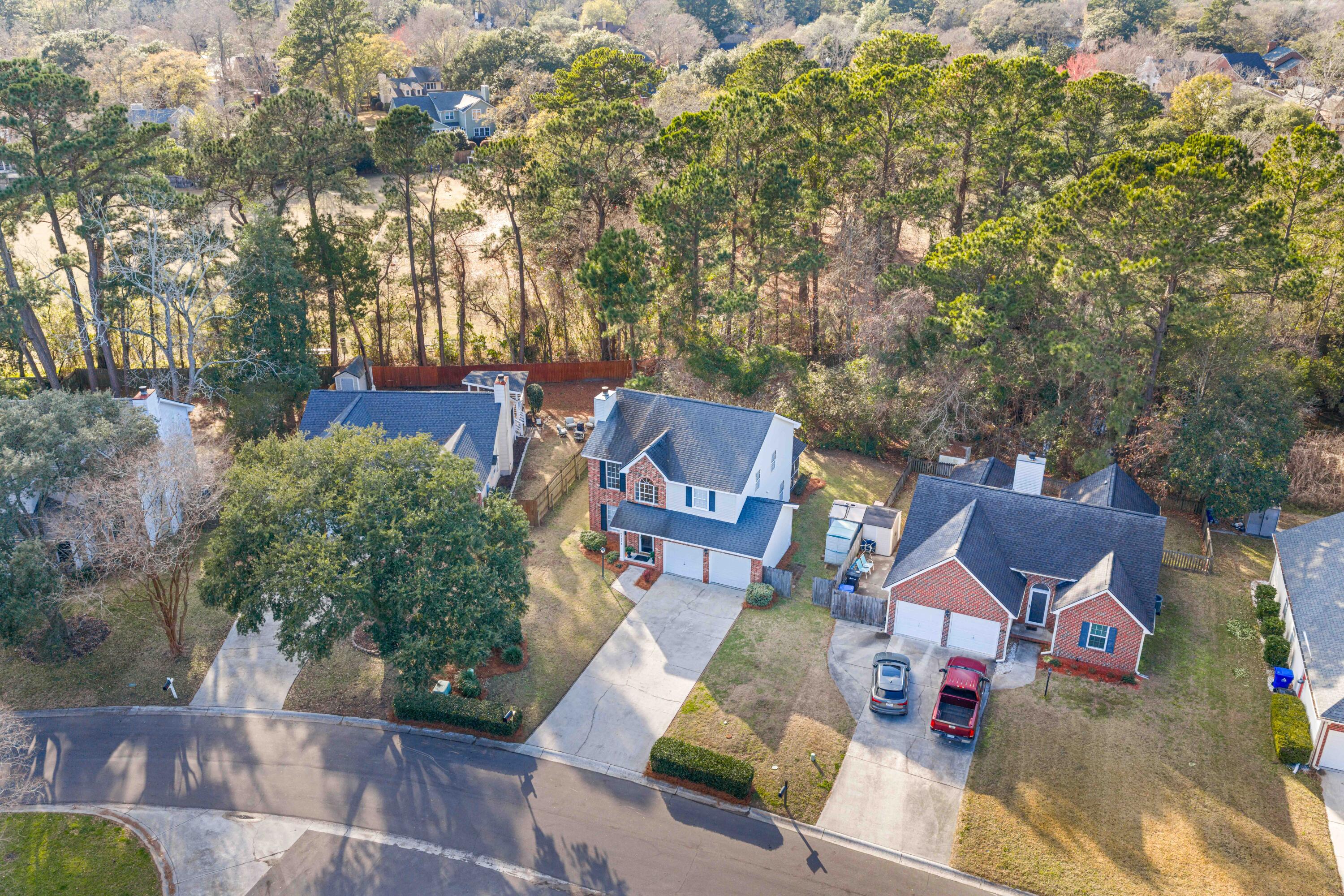1264 Chatfield Street Mount Pleasant, SC 29464 - Photo 35 of 37 Aerial of home and woods