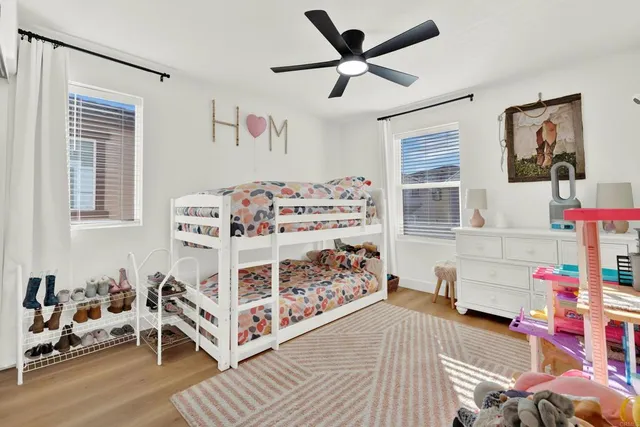 a small garden in the backyard of a house