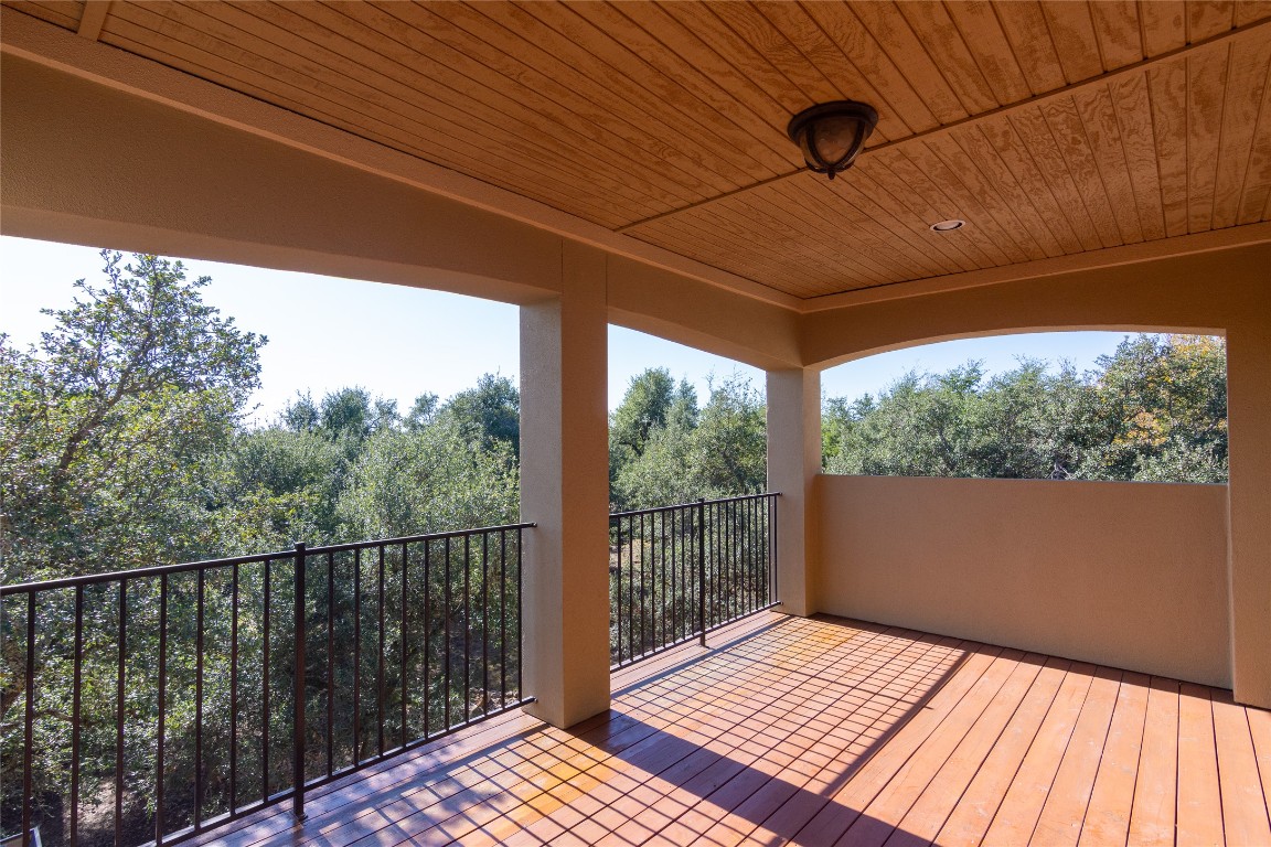 316 Chadwick Drive Georgetown, TX 78628 - Photo 21 of 39 a view of a balcony with wooden floor
