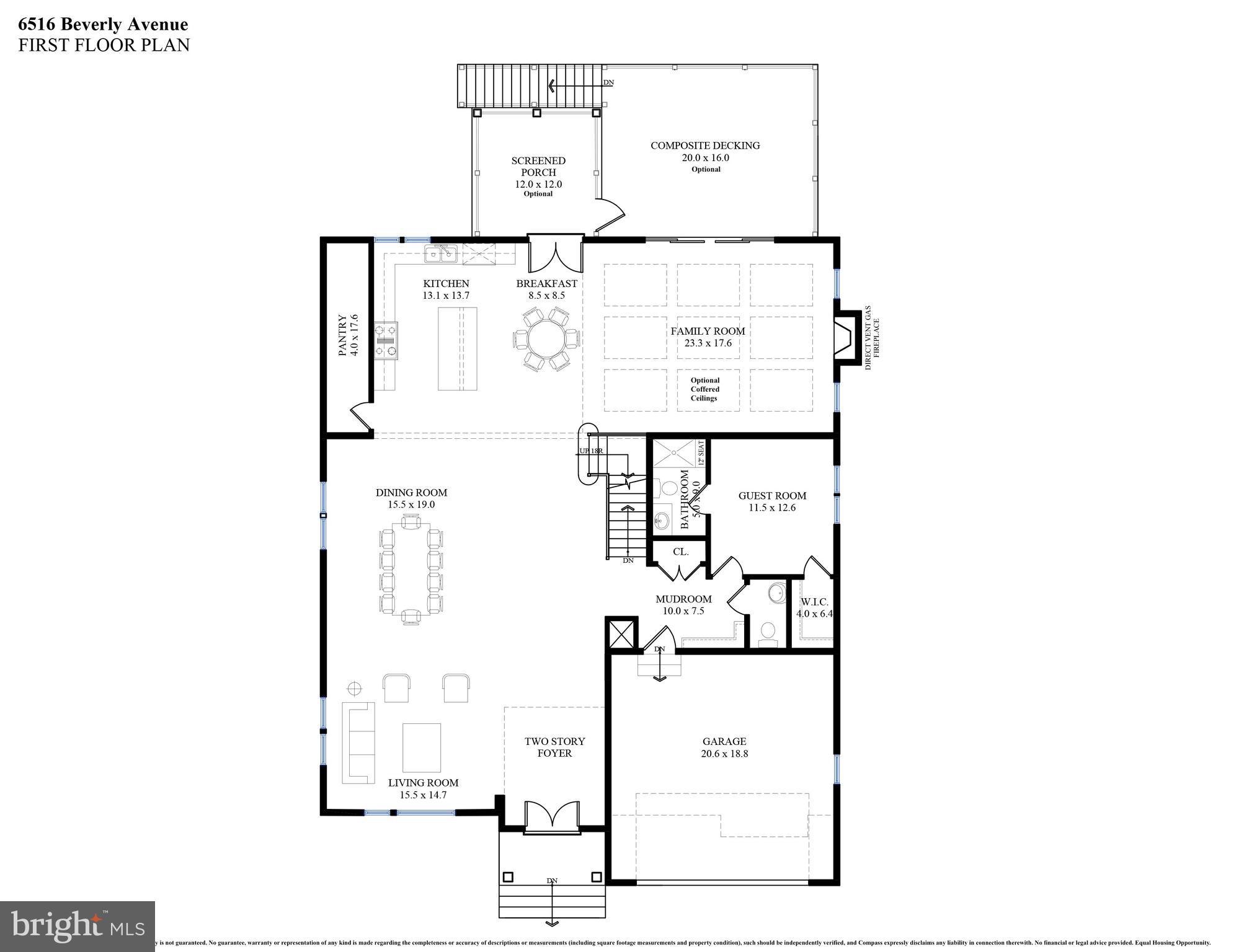 6516 Beverly Avenue McLean, VA 22101 - Photo 71 of 73 Floor Plan Main Level