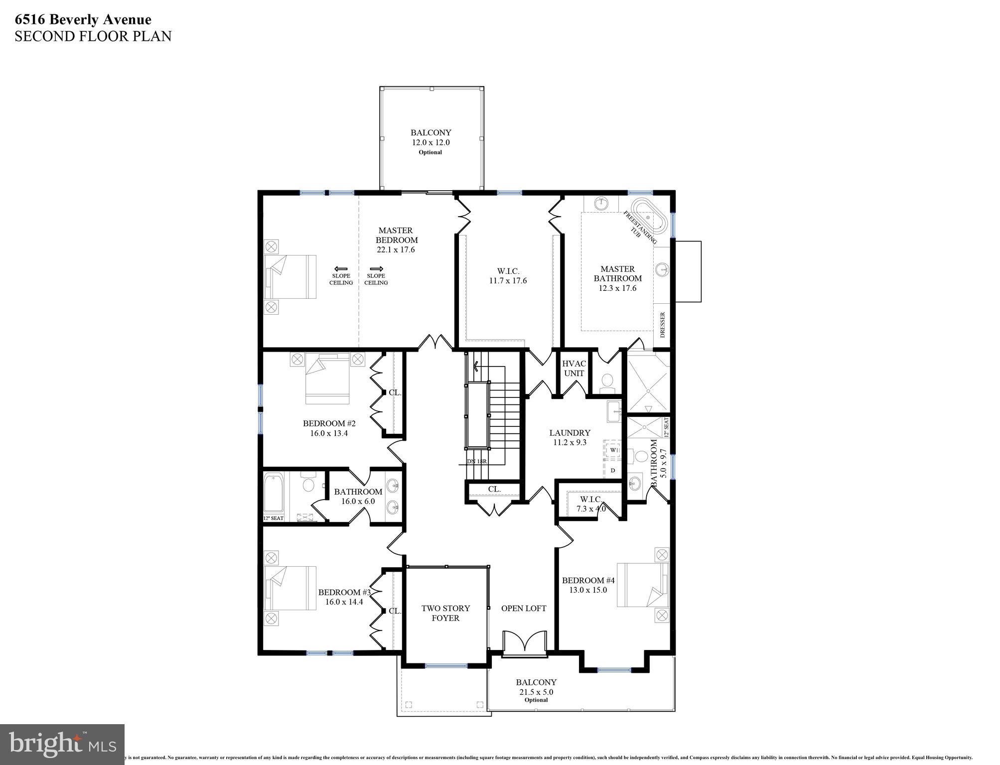 6516 Beverly Avenue McLean, VA 22101 - Photo 72 of 73 Floor Plan Upper Level