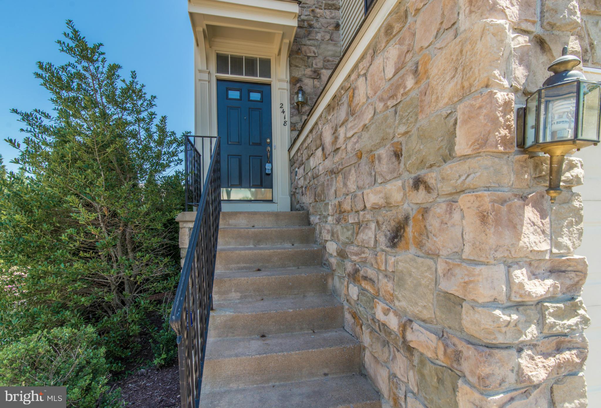 2418 Rippling Brook Road Frederick, MD 21701 - Photo 3 of 30 Stone exterior, private door