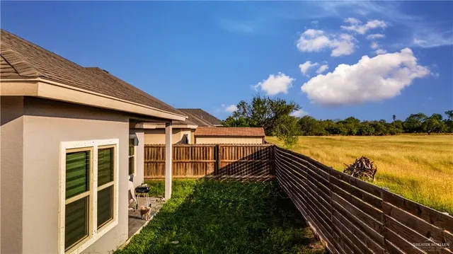 a view of a balcony with lake view