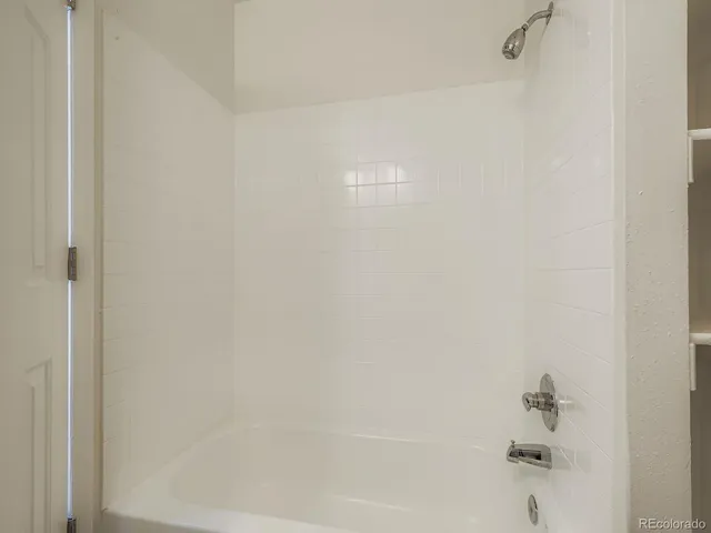 a close up of a bathtub