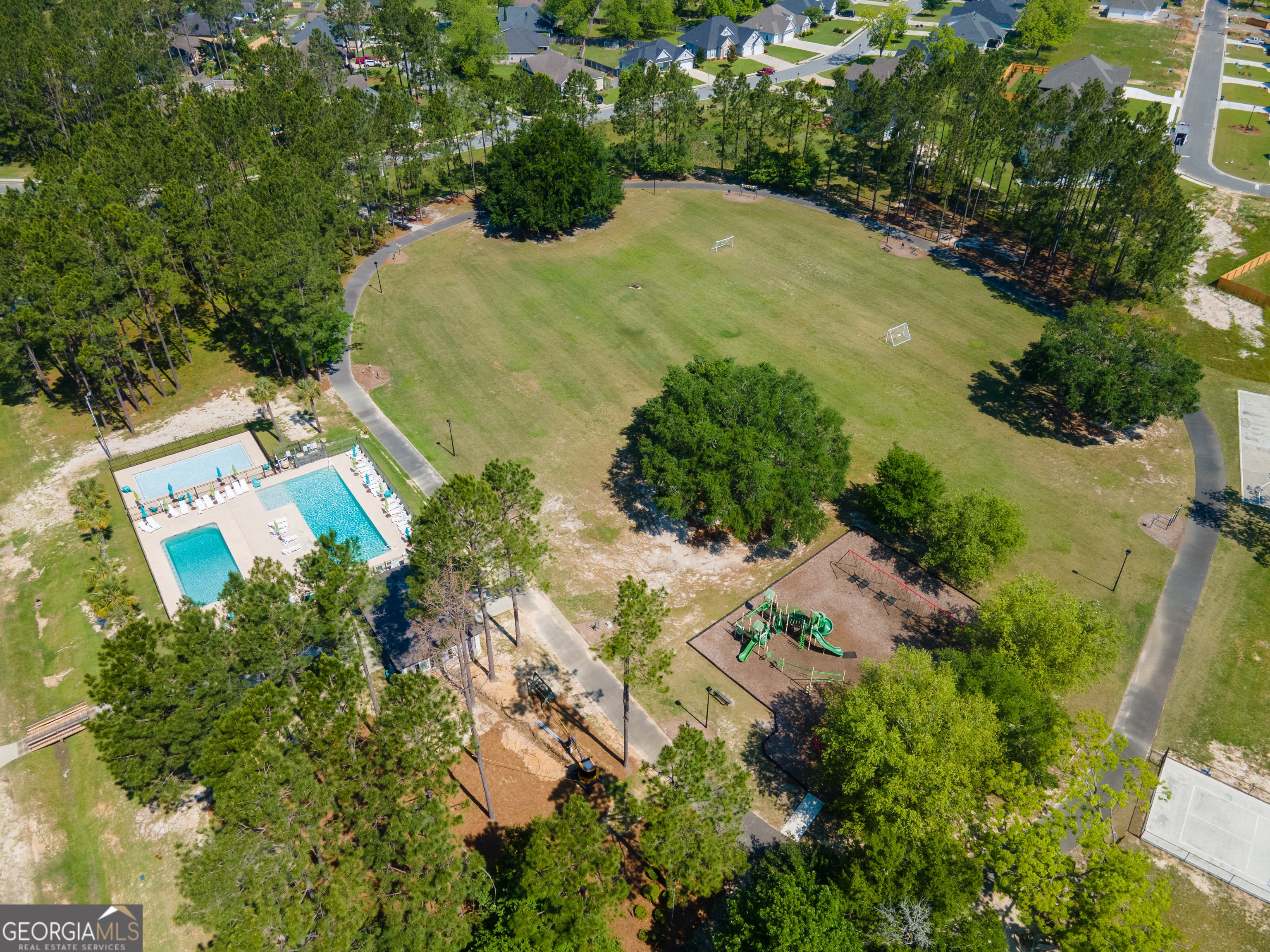 3001 Houser Way Hahira, GA 31632 - Photo 49 of 57 an aerial view of a house with a yard