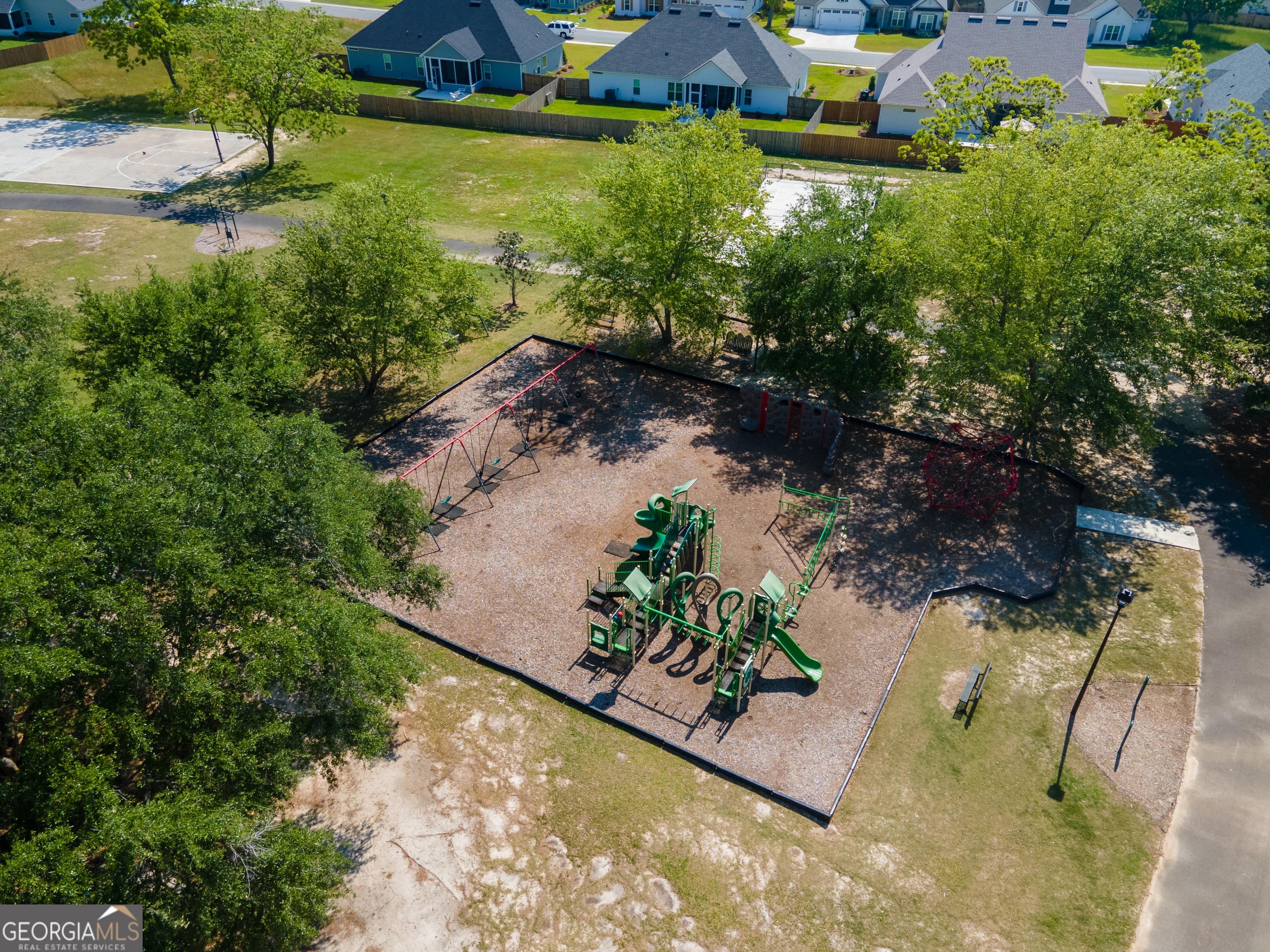 3001 Houser Way Hahira, GA 31632 - Photo 52 of 57 an aerial view of a house with a yard basket ball court and outdoor seating