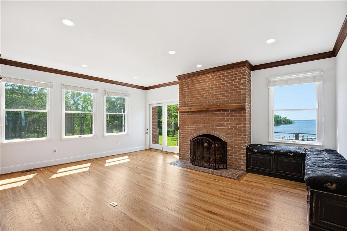 2070 Turner Road Lusby, MD 20657 - Photo 31 of 79 Family room with 2 of 2 masonry FP, built-ins.